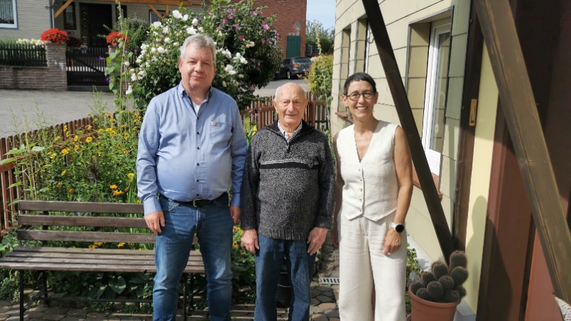 Andreas Brünig (v.l.), Hermann Meier und Bianka Möller.