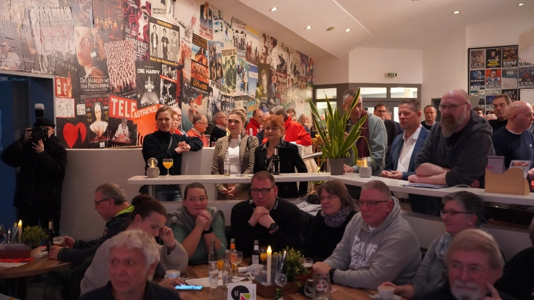 Aufnahme vom Empfang