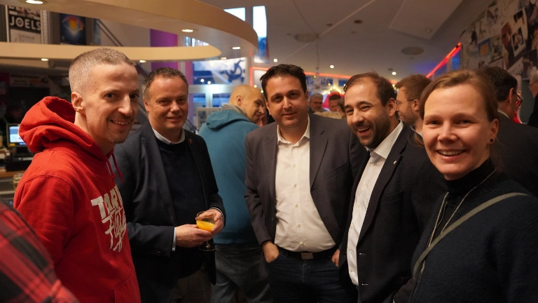 Aufnahme vom Empfang