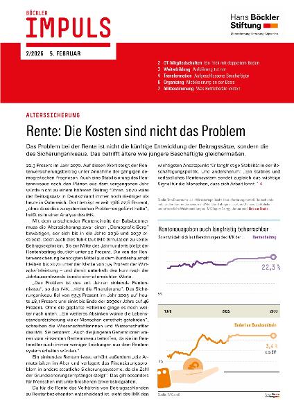 Böckler Impuls, Ausgabe 2/2026